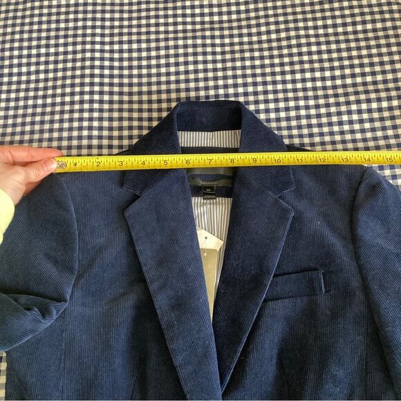 Corduroy Blazer J.Crew Campbell Blue Size 0 Petite NWT - Picture 7 of 11